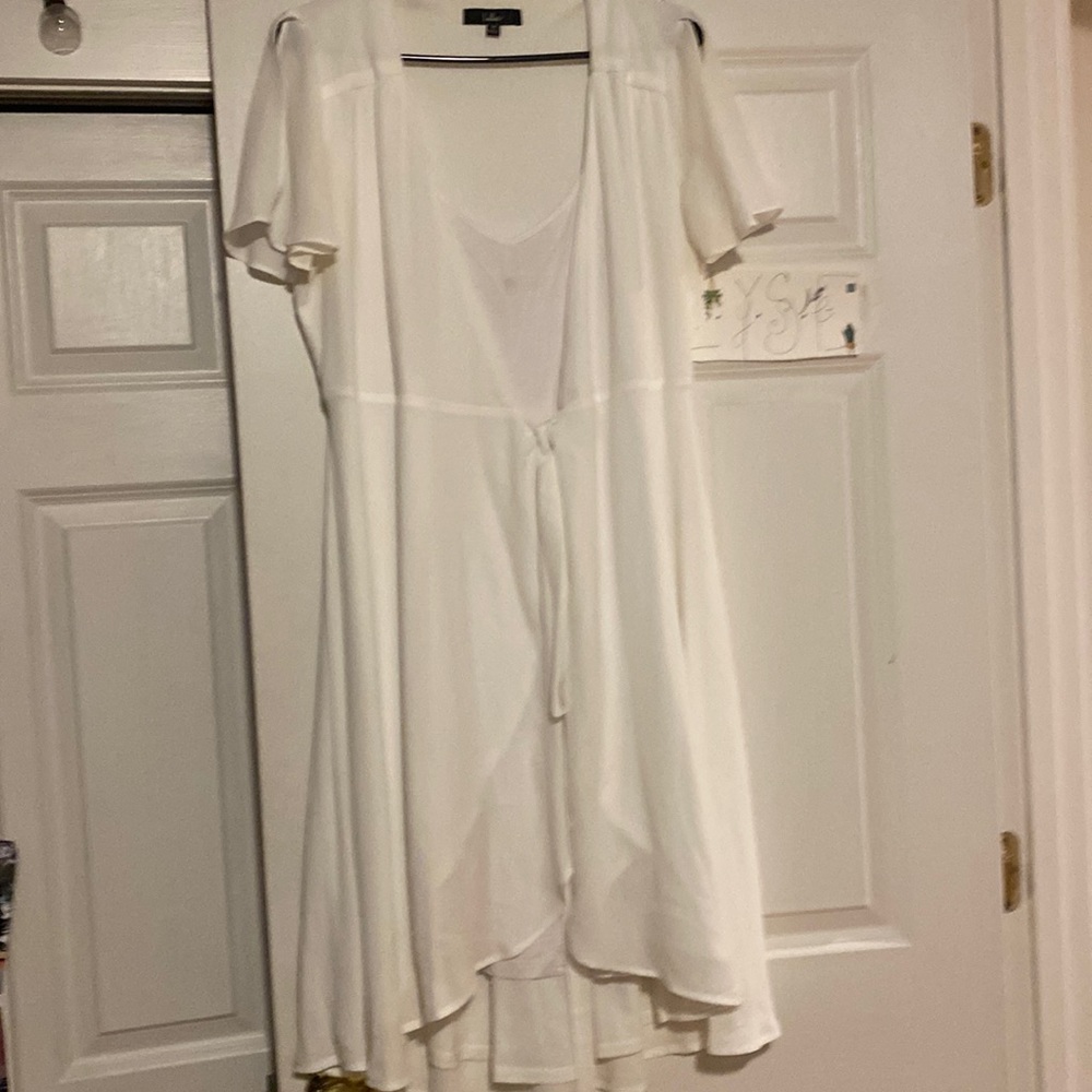 White Crossbody Dress